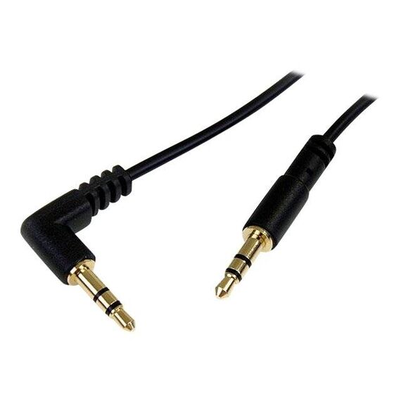 StarTech.com 6 ft Slim 3.5mm to Right Angle MU6MMSRA