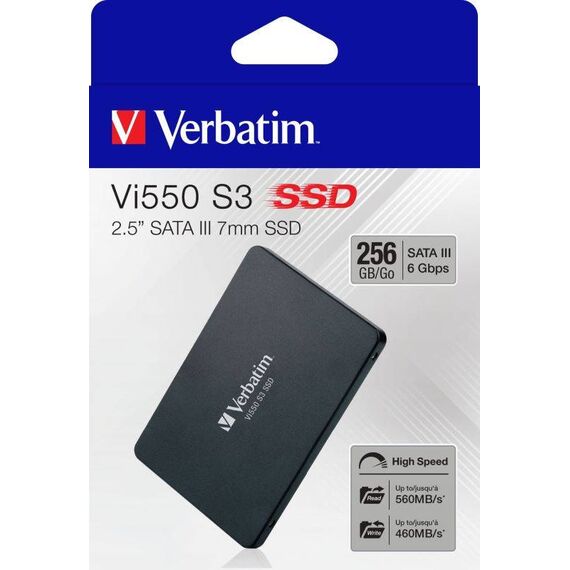 Verbatim Vi550 Solid state drive 256 GB internal 49351