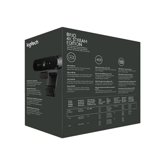 Logitech BRIO STREAM Web camera colour 4096 x 960-001194