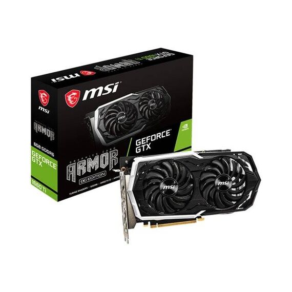 MSI GTX 1660 Ti ARMOR 6G OC Graphics card GF V375-041R