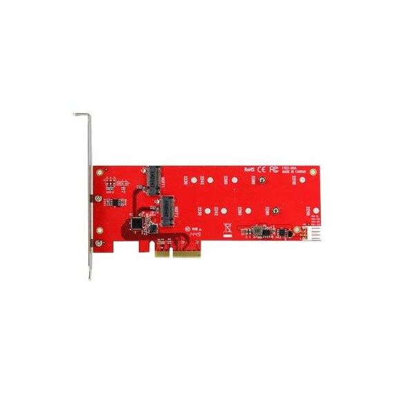 StarTech.com 2x M.2 SATA SSD Controller Card PCIe PEX2M2