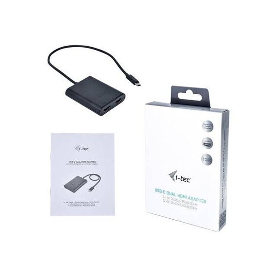 i-Tec External video adapter USB-C 3.1 2 x C31DUAL4KHDMI