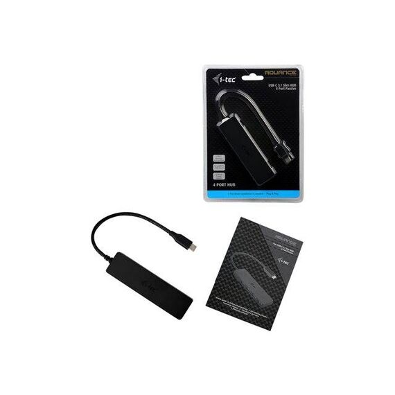 i-Tec USB-C Slim Passive Hub Hub 4 x SuperSpeed C31HUB404