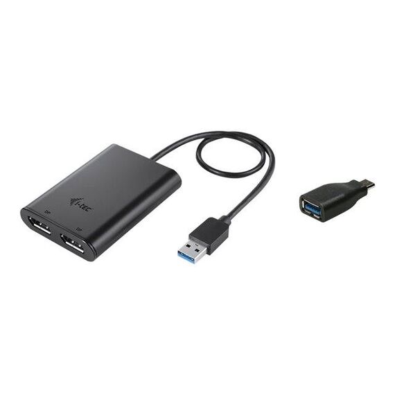 i-Tec USB 3.0 AC Dual DP Adapter External U3DUAL4KDP