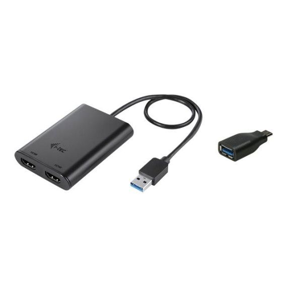 i-Tec USB 3.0 AC Dual HDMI Adapter External U3DUAL4KHDMI