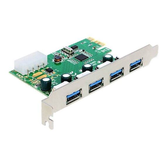 DeLock PCI Express Card > 4 x external USB 3.0 USB 89363