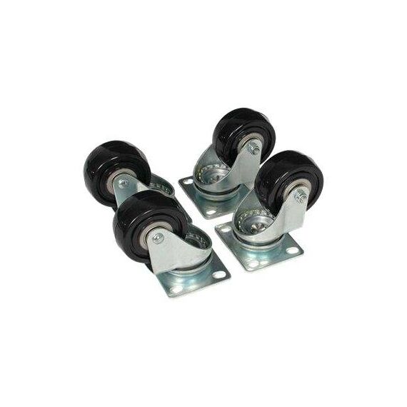 StarTech.com Caster Kit for Open Frame Rack 4POSTCASTER