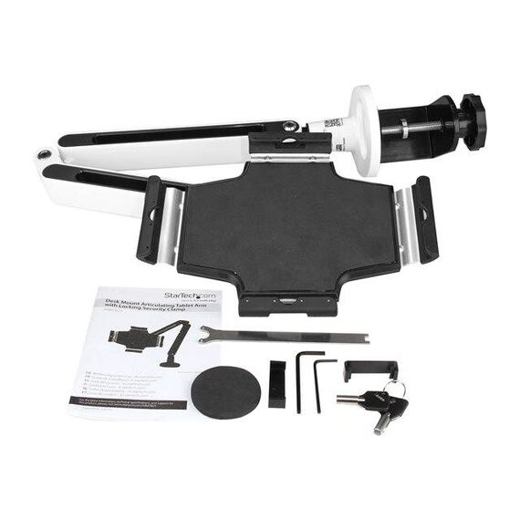 StarTech.com Desk-Mount Tablet Arm Articulating ARMTBLTIW