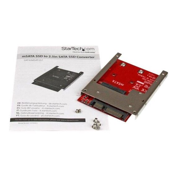 StarTech.com mSATA SSD to 2.5in SATA Adapter SAT32MSAT257