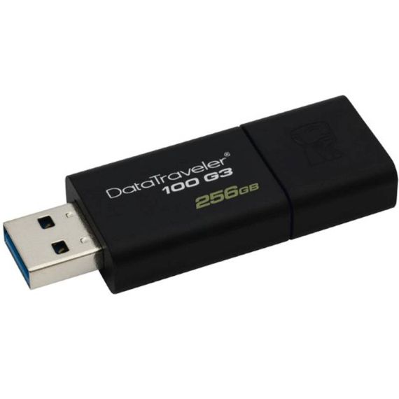 Kingston DataTraveler 100 G3 USB flash  256GB USB3.0 black