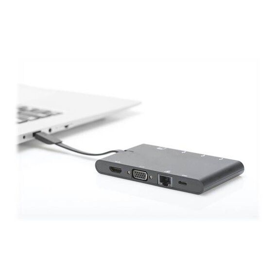 DIGITUS DA-70865 Docking station USB-C VGA GigE DA-70865