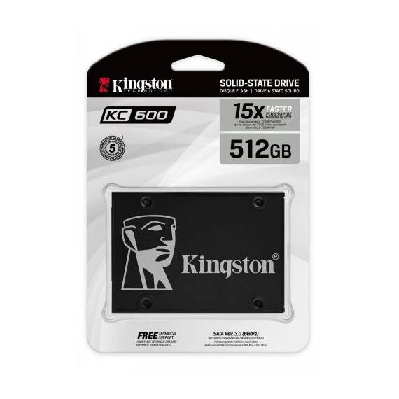 Kingston KC600 SSD encrypted 512GB SATA