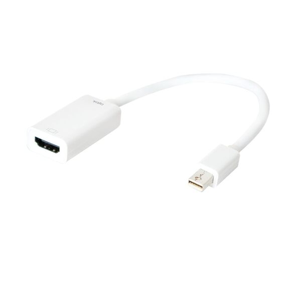 LogiLink CV0036B, mini Displayport to HDMI 15cm White