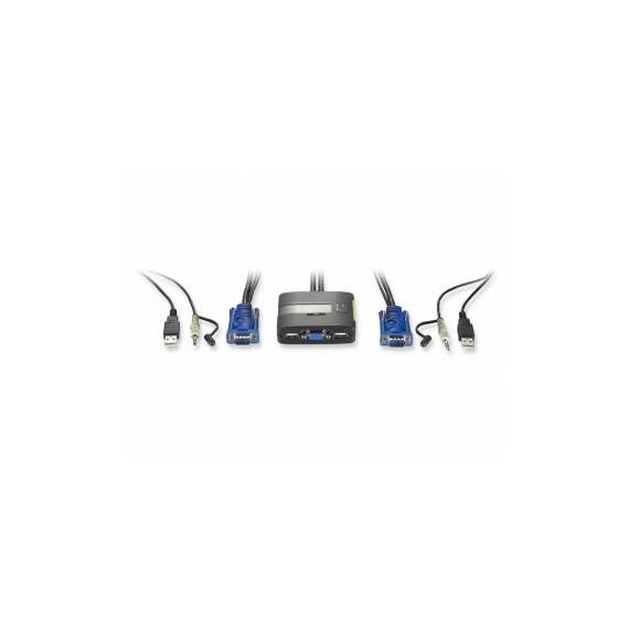 LevelOne KVM-0223 KVM audio switch 2 x KVM audio KVM-0223