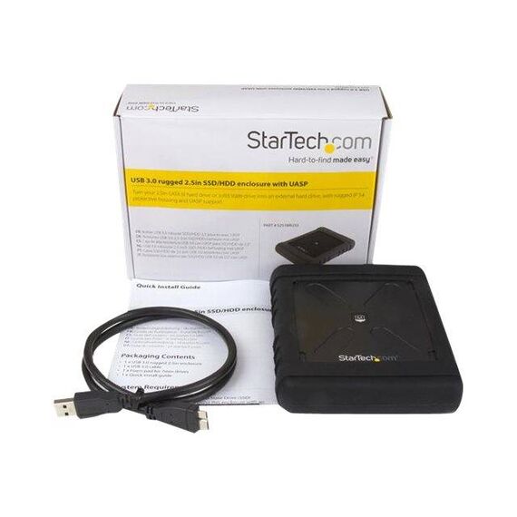StarTech.com Rugged Hard Drive Enclosure USB S251BRU33