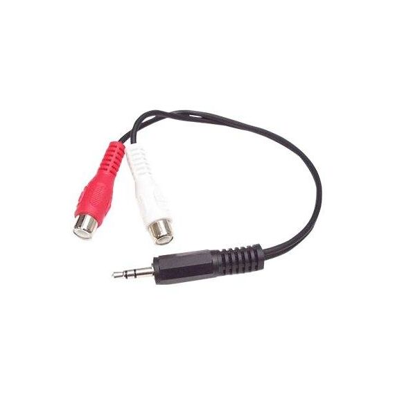StarTech 15.24cm Audio Cable 3.5mm Male to 2x RCA
