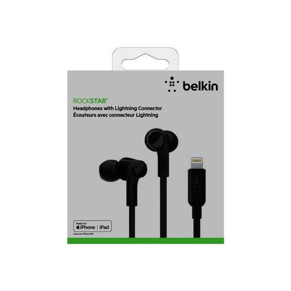 Belkin ROCKSTAR Earphones with mic USB-C G3H0002BTBLK