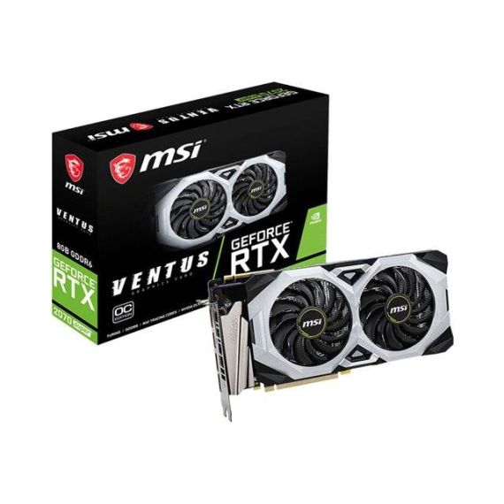 MSI RTX 2070 SUPER VENTUS OC Graphics card GF 8GB  V372-249R