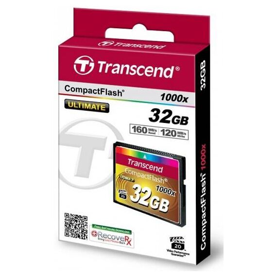 Transcend Ultimate Flash memory card 32 GB TS32GCF1000