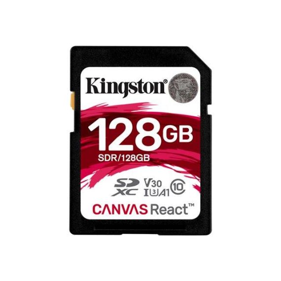 Kingston Canvas React Flash memory card 128GB SDR128GB
