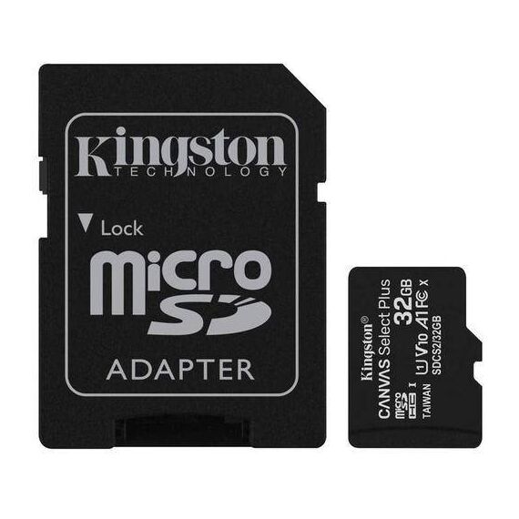 Kingston Canvas Select Plus Flash memory card 32GB  A1 SDCS232GB