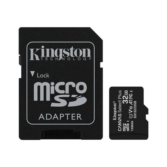 Kingston Canvas Select Plus Flash memory card 32GB  A1 SDCS232GB