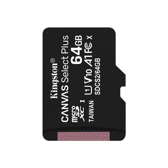 Kingston Canvas Select Plus Flash memory card  64GB A1  SDCS264GBSP