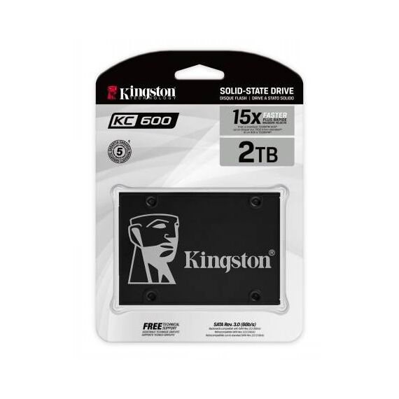 Kingston KC600 Solid state drive encrypted 2TB  SKC6002048G
