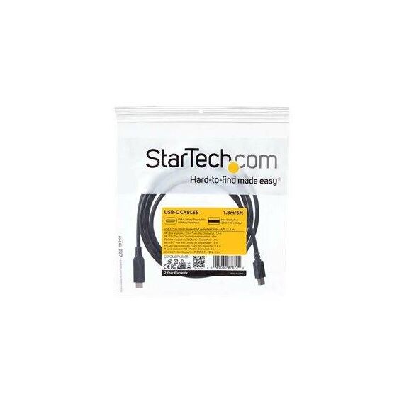 StarTech.com 1.8m USB-C to Mini DisplayPort CDP2MDPMM6B
