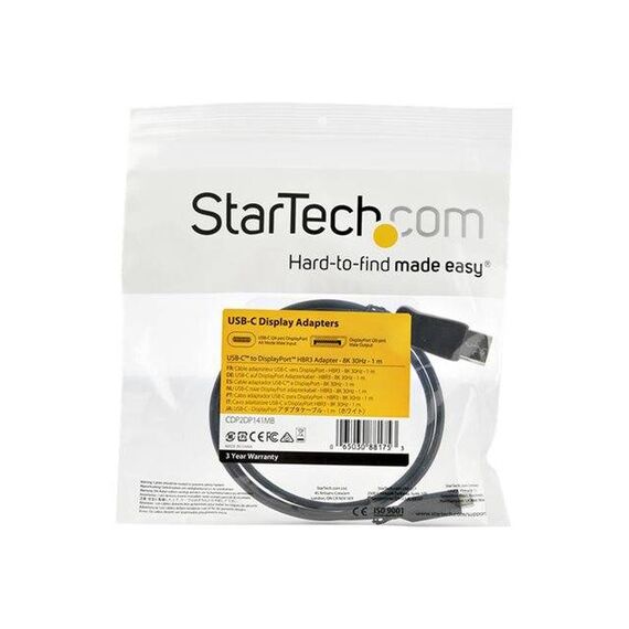 StarTech.com 1m USB-C to DisplayPort  CDP2DP141MB