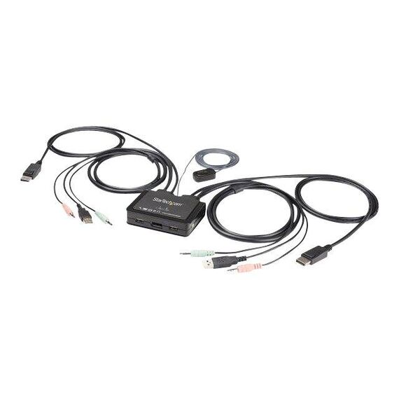 StarTech.com 2 Port USB 4K60Hz DisplayPort KVM Switch