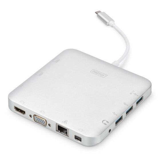 DIGITUS DA-70863 Docking station USB-C VGA, Mini DA-70863