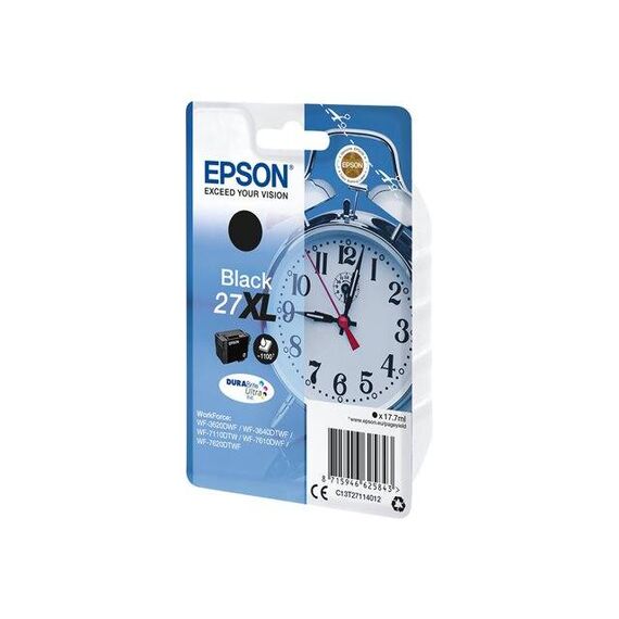 Epson 27XL 17.7 ml XL black original ink C13T27114012