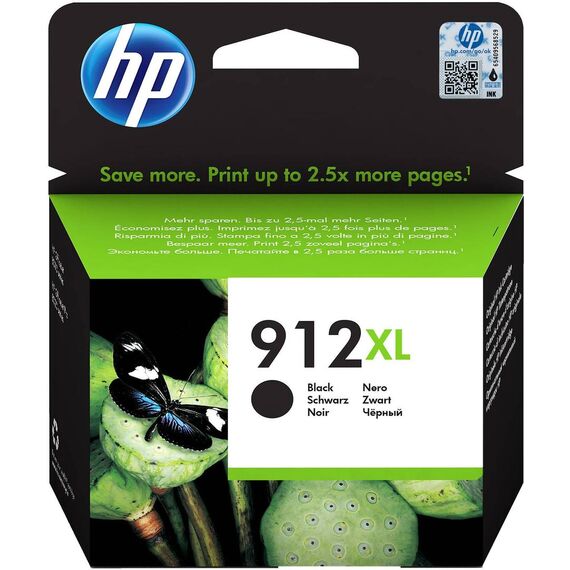 HP 912XL High Yield black original ink 3YL84AEBGX