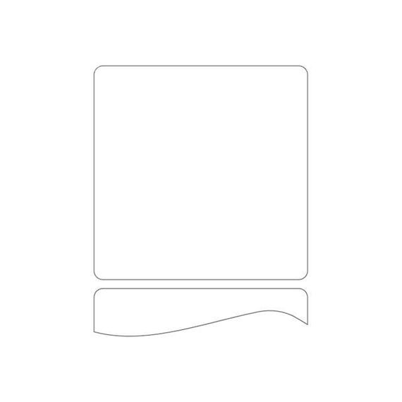 Zebra Z-Perform 1000D Paper permanent adhesive 3007765-T