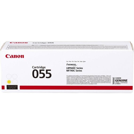 Canon 055 Yellow original toner cartridge for 3013C002