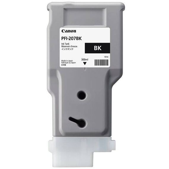 Canon PFI-207 BK 300 ml black original ink tank 8789B001