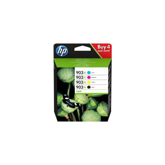 HP 903XL 4-pack High Yield black, yellow, cyan, magenta 3HZ51AE