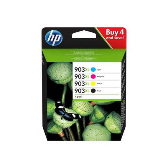 HP 903XL 4-pack High Yield black, yellow, cyan, magenta 3HZ51AE