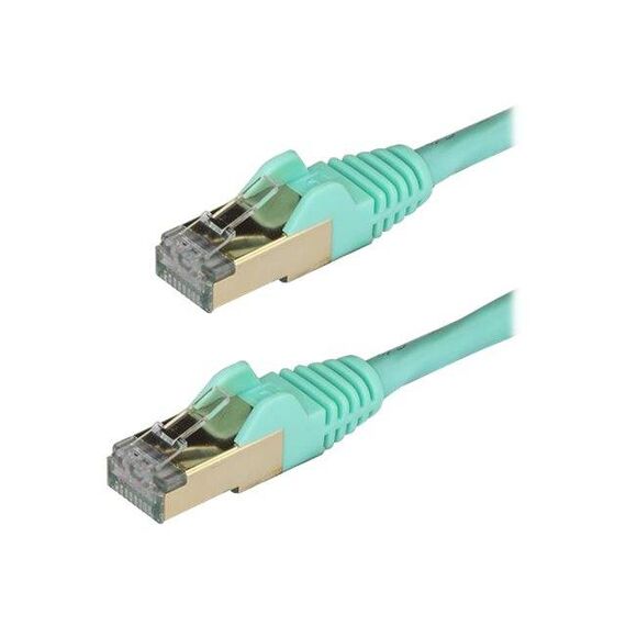 StarTech.com CAT6a Cable 3m Aqua Ethernet 6ASPAT3MAQ