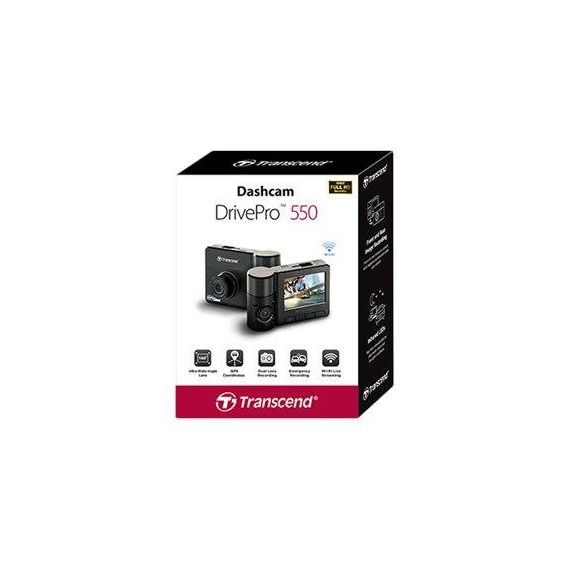 Transcend DrivePro 550 Dashboard camera Wi-Fi  GPS TS-DP550A-64G