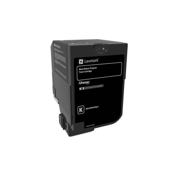 Lexmark Black original toner cartridge LCCP, LRP 74C20K0