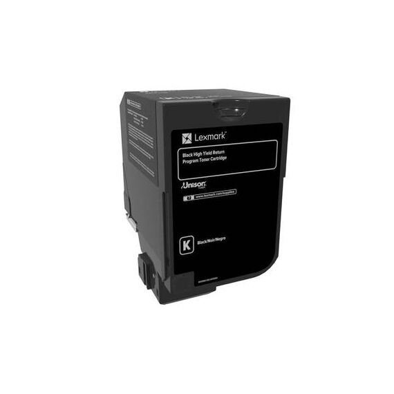 Lexmark High Yield black original toner cartridge 74C2HK0