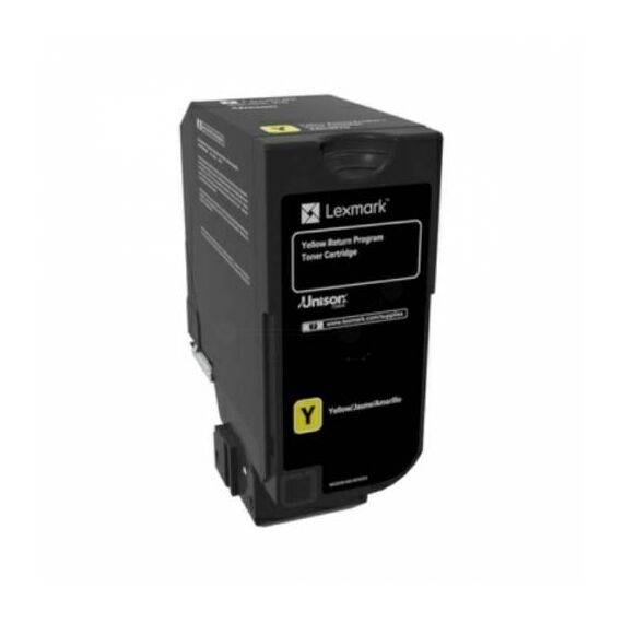Lexmark High Yield yellow original toner 74C2HY0