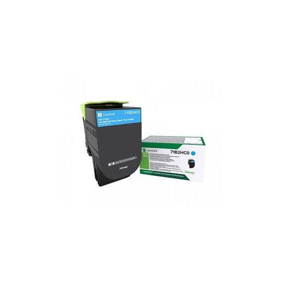 Lexmark X417 High Yield cyan original toner 71B2HC0
