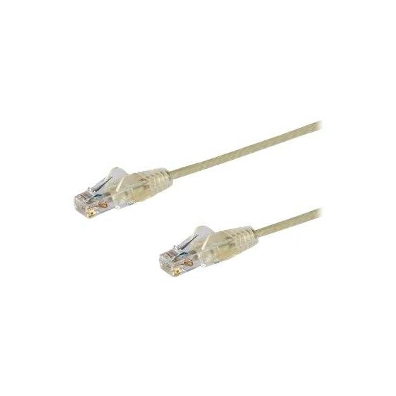 StarTech.com 2.5m CAT6 Cable Grey Slim   N6PAT250CMGRS