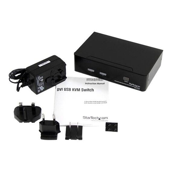 StarTech.com 2 Port DVI USB KVM Switch with Audio  SV231DVIUA