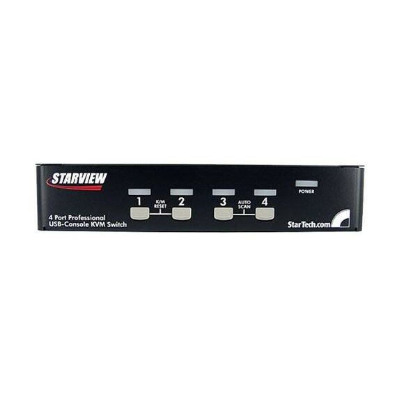StarTech.com 4 Port 1U Rackmount USB KVM SV431DUSBU