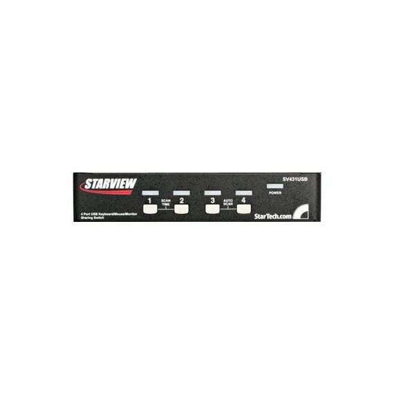 StarTech.com 4 Port Professional VGA USB KVM SV431USB