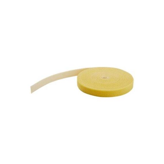 StarTech 15.24m Hook and Loop Roll Yellow Cable Management